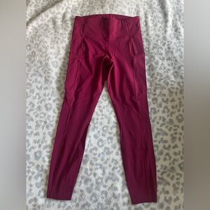 Lululemon Fast and Free High-Rise Tight 25" size 8